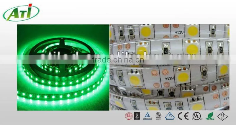 SMD 5050 green strip led christmas light, flexible led strip lights 220V