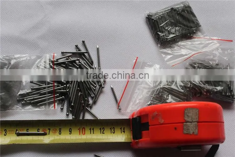 50*2.8mm and 75*3.7mm polished and galvanized bullet head nails