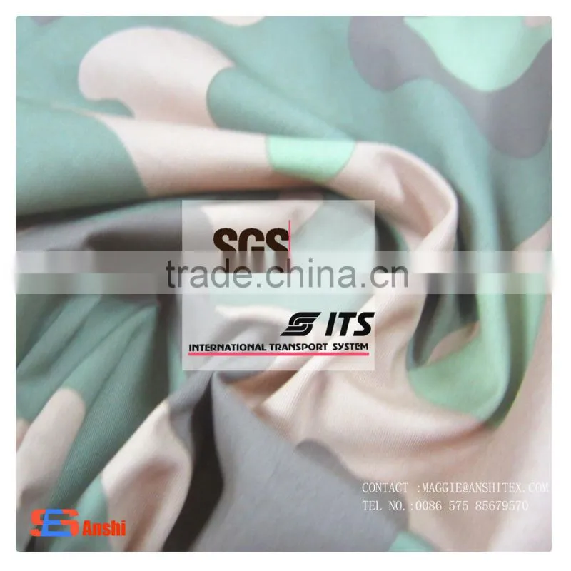 Es3230 waterproof twill cotton camouflage fabric military fabric