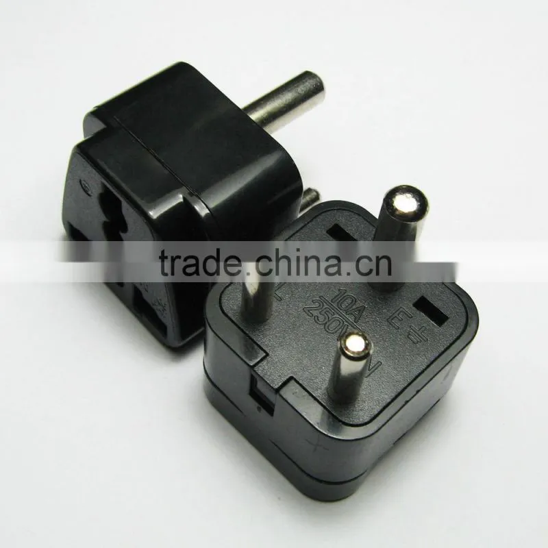 Plug with socket South Africa india plug adapter