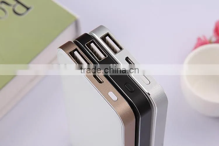 ultra thin aluminium alloy power bank 6000mah smartphone shape