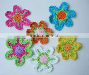 cotton crothet flower