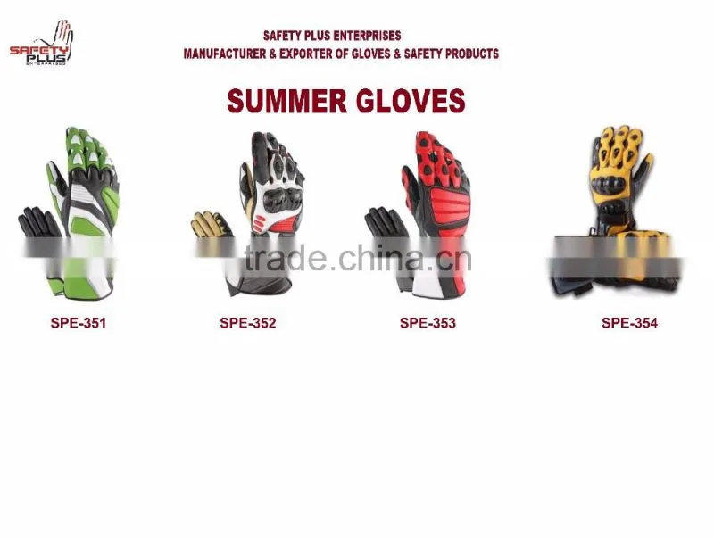 Motorbike Summer gloves/Racing gloves/cow skin gloves