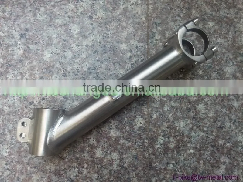 Titanium Tandem Bicycle Stem Custom Titanium Bike Stems for Road Mountain Tandem Bikes XACD Titanium Bike Stem in China