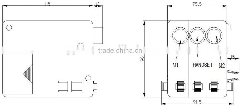 Electric linear actuator Control box for 2 linear actuators