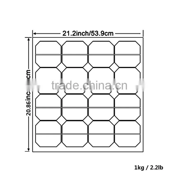 alibaba wholesale solar panel accessories 50W Small Size Solar Panel