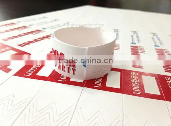 custom tyvek wristband