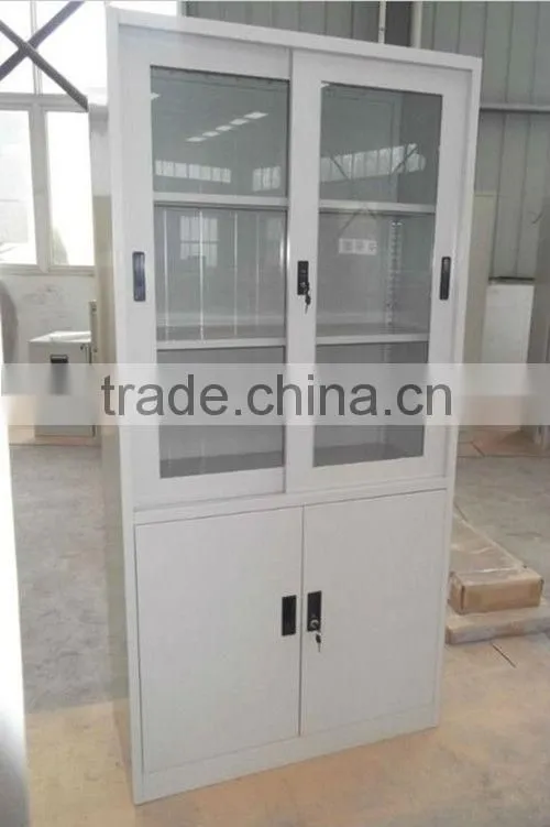 Glass Door Steel Data File Cabinet