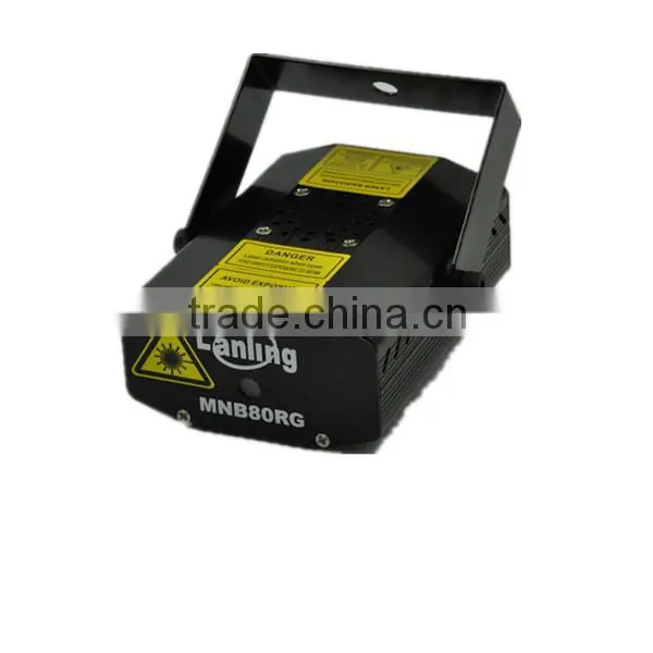 Christmas Mini Stage Laser Lighting 8 Gobos with Gift Box