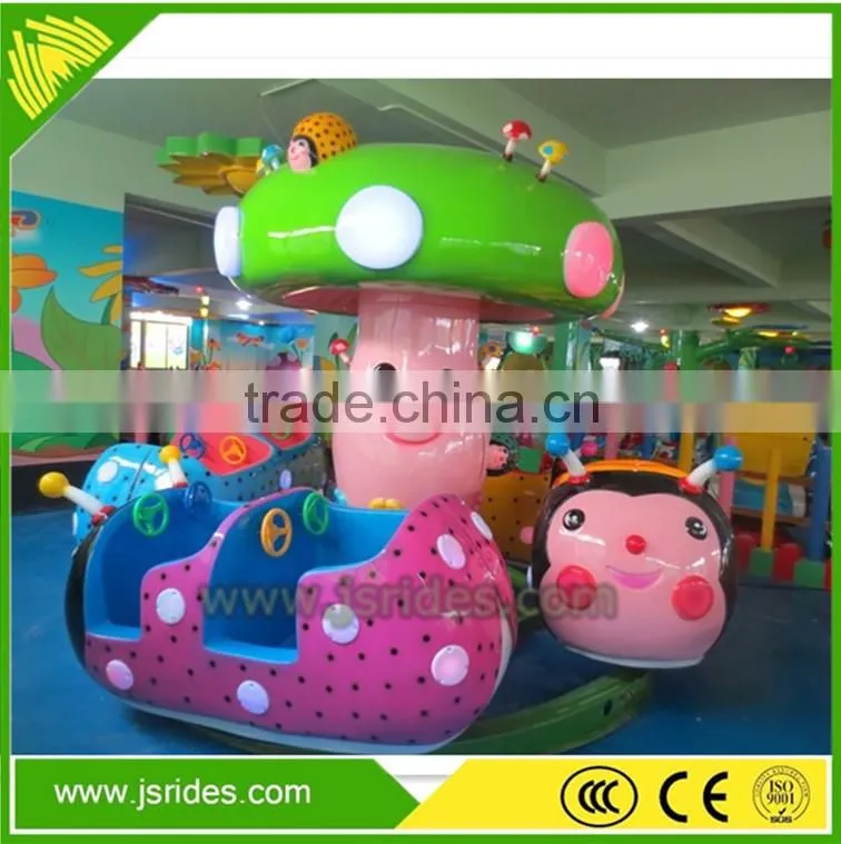 ladybug park rides 8seats mini carousel merry go round for sale