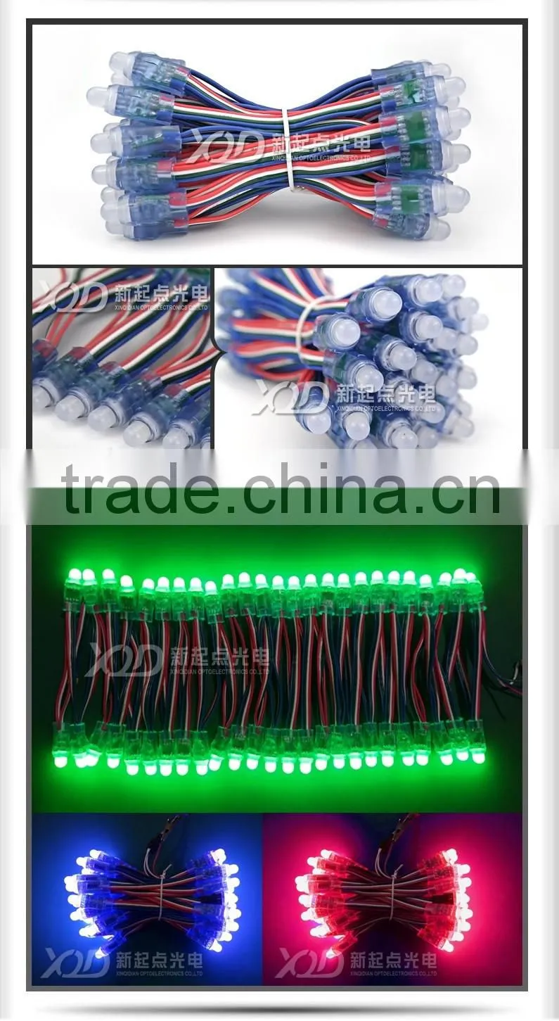12MM WS 2811 led pixel light for Christmas use in outdoor Waterproof IP68 DV5