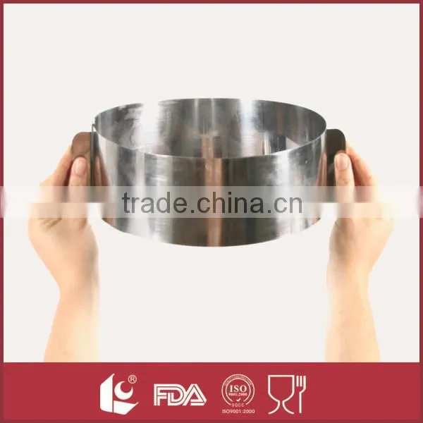 Wholesale retractable stainless steel cake ring set