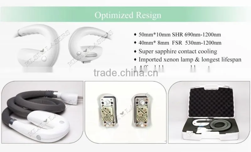 Fast hair removal OPT shr laser / shr laser hair removal machine