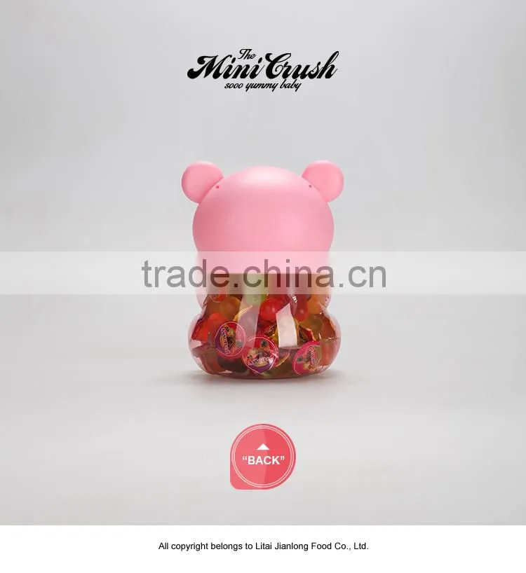 Halal soft gummy jelly candy,sugar coated jelly candy,vegetable gummy candy