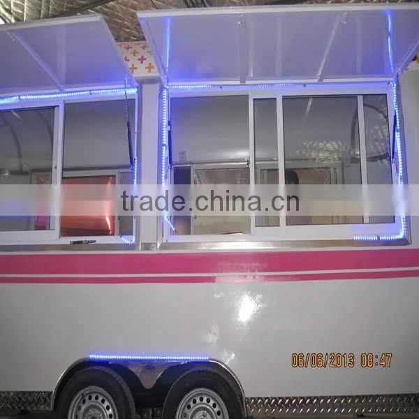 2015 Top quality mobile food truck/mobile fast food truck/mobile catering food trasiler