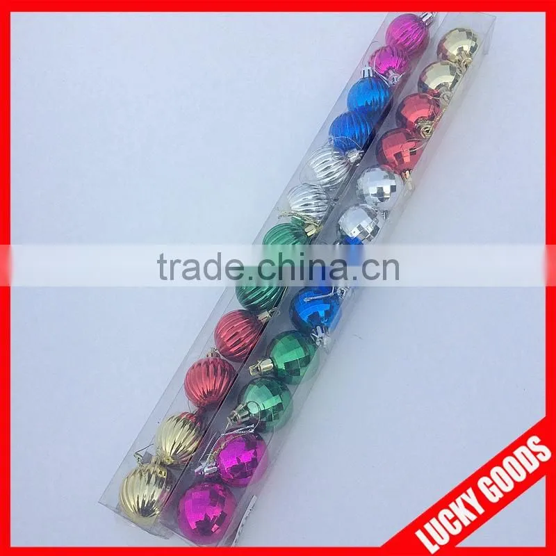2014 high quality and beautiful christmas ball plastic for christmas tree decoration