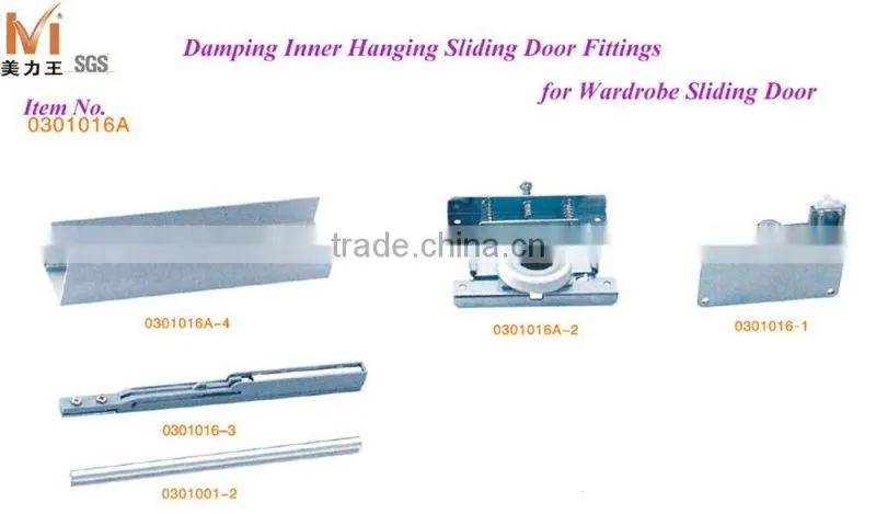 Closet Soft Closing Wardrobe Sliding Door System