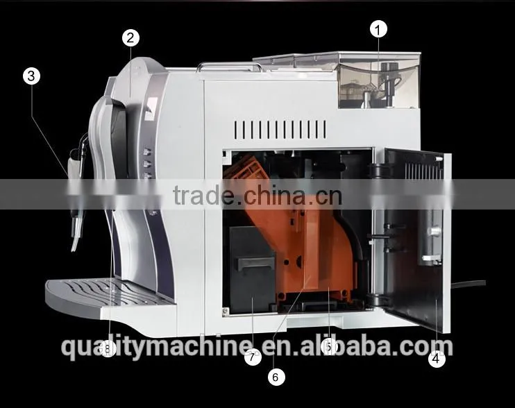 Fully automatic Espresso coffee Machine and coffee maker with CE approved