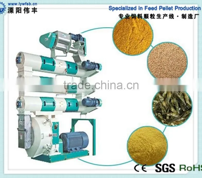 CE certificated animal feed making machine/animal feed producing machine