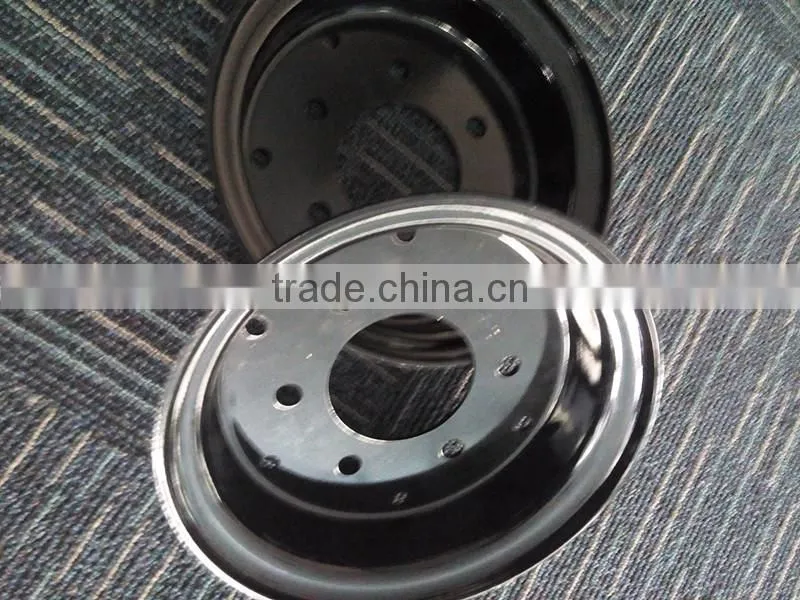 solid tire 4.00-8 5 bolt holes white split wheel rims 3.75-8 with low price