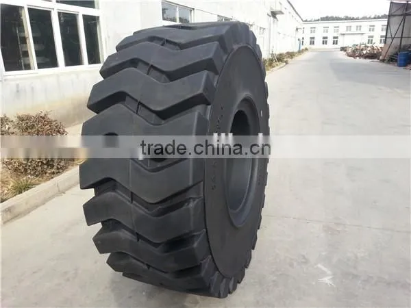 best quality competitive price solid otr tires 23.5r25 with rims 19.50-25 on sale for off the road vehicles