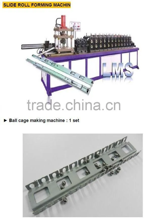 roll forming production line of ball bearing slides Telescopic slides