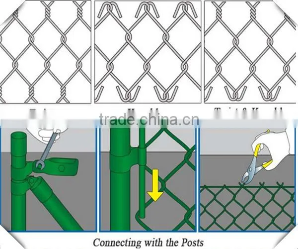 high quality galvanized chain link fence for sale / garden fence chain link fence for sale