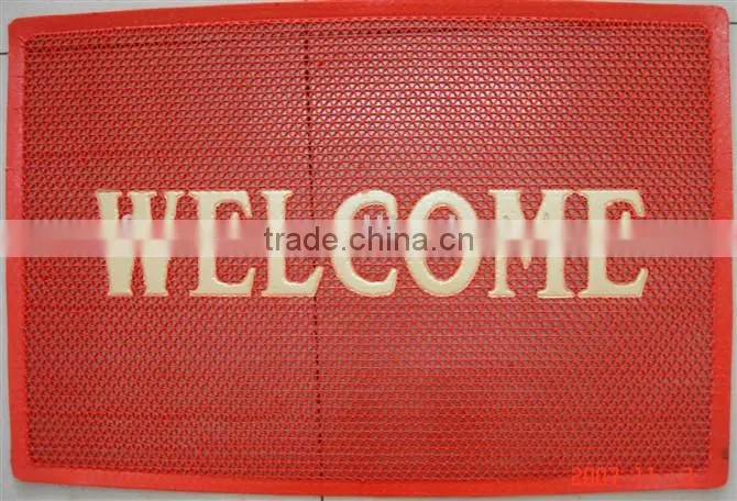 2016 New rolled plastic pvc vinyl zig zag mat flooring