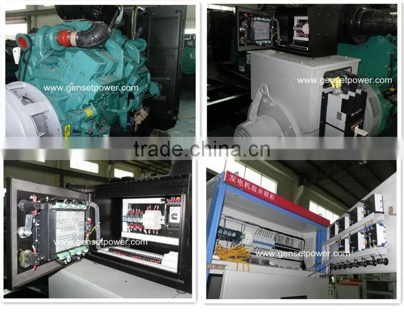 A.C.Synchronous 25KVA to 1250KVA diesel generator set With Cummins Engine