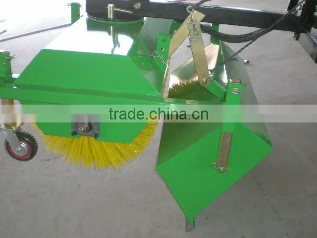 Road sweeper& Snow sweeper with hydrauic driven ,by 3 pointkage