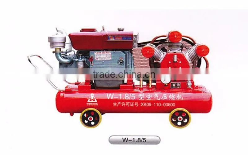 Sales to Zimbabwe Gold Mining Diesel Mobile Piston Air Compressor W-3.5/7 / Small Mobile Piston Air