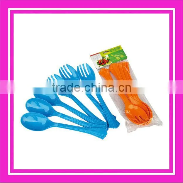 plastic spoon and fork set & flatware set