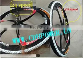 24 Speed bicycle wheels, Bicycle Wheel, Bicycle Wheel with Adapter and sprocket