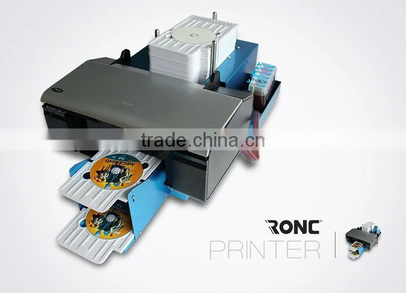 Automatic CD DVD PVC Printing Machine for L800 Inkjet Printer