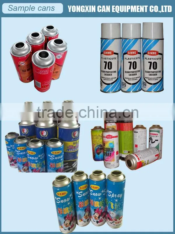 Hot Sell Automatic Aerosol Spray round necked can equipment