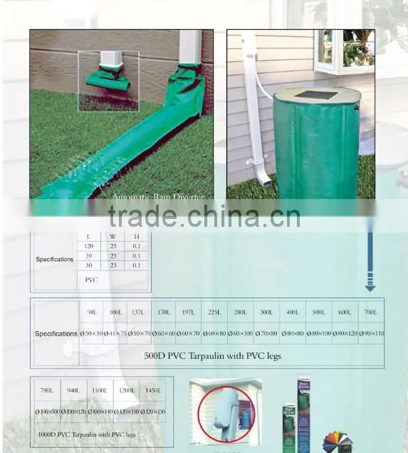 PVA garden collapsible Rain barrel/Water butt