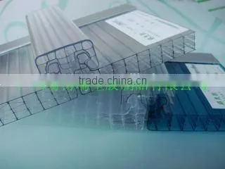 UV protection polycarbonate hollow sheet for swimming pool cove