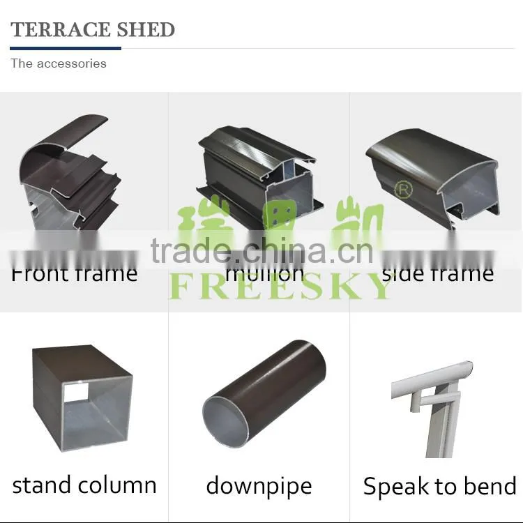 decorative outdoor aluminum gazebo pergola canopy awning patio cover
