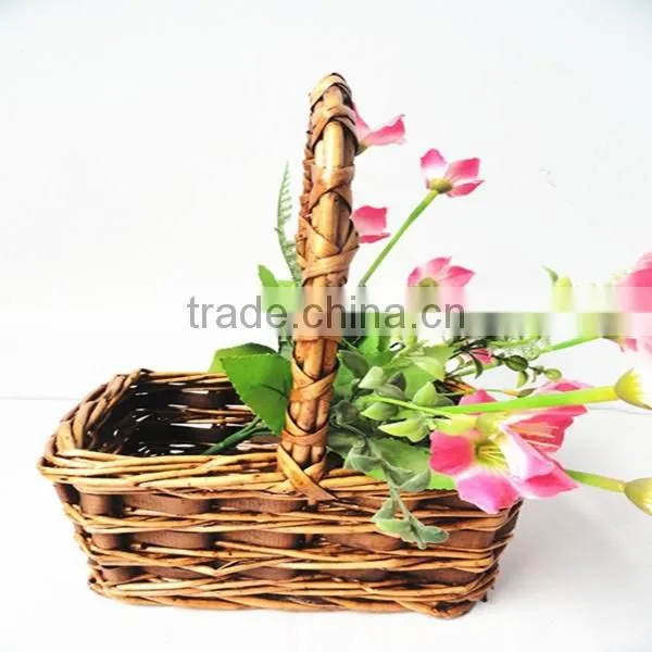 HOT 100%Handmade Natural decorative flower baskets