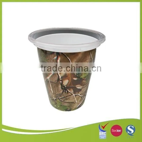 plastic disposable clear drinks cup with iml label