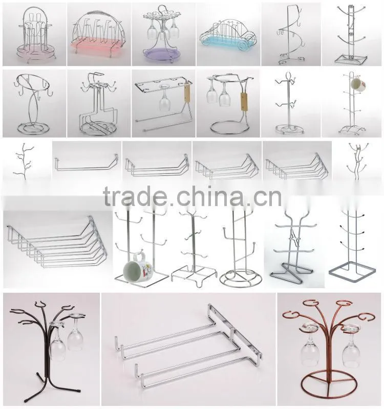 Metal cup holder, Metal wire cup holder, plastic cup holders