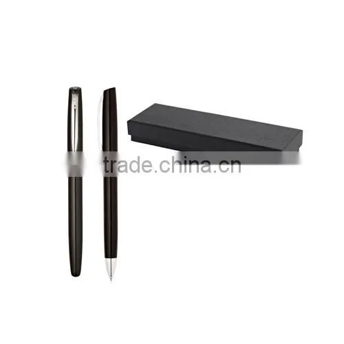 Newest promotional roller pen and ball pen set with gift box