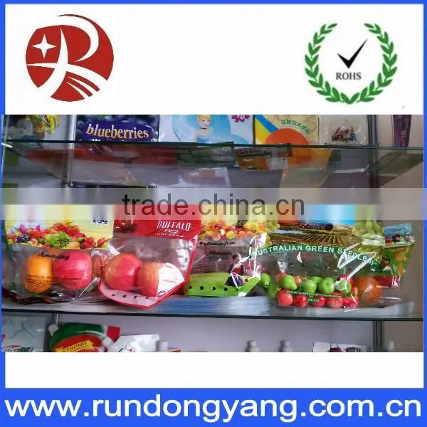 clear transparent plastic fruit packaging bag for grape