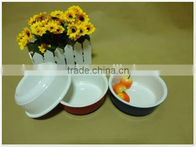 2014 Alibaba sale round shape baby white ceramic soup bowl