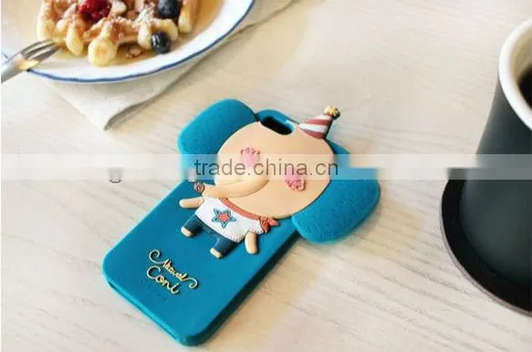 3D or 2D effected silicone phone case