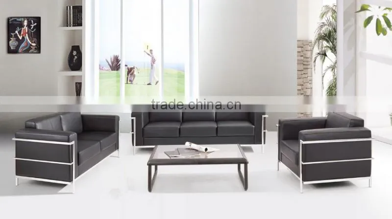 Leather sofa armchair (7218)