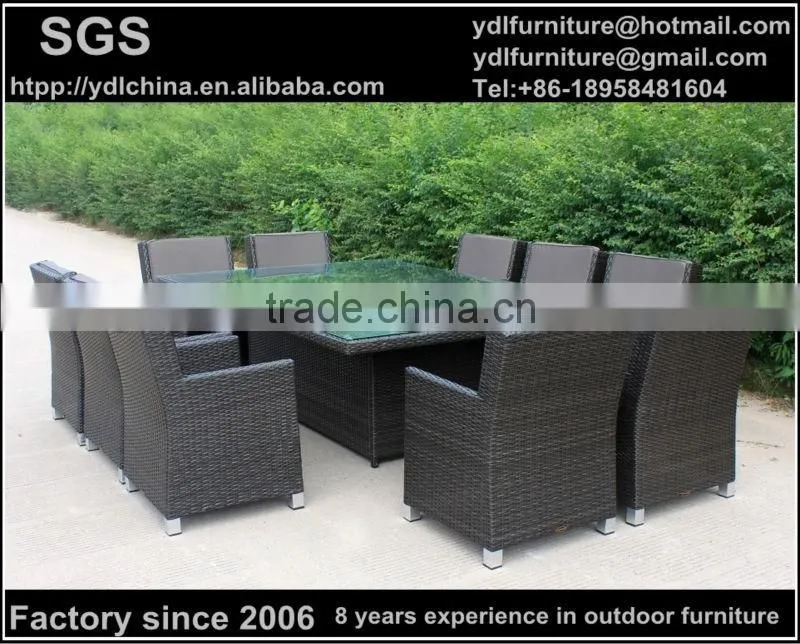 all weather rattan garden furniture dining set