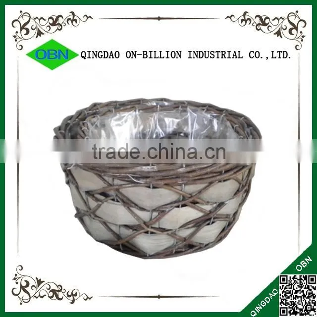Sets cheap garden woven wicker plant basket