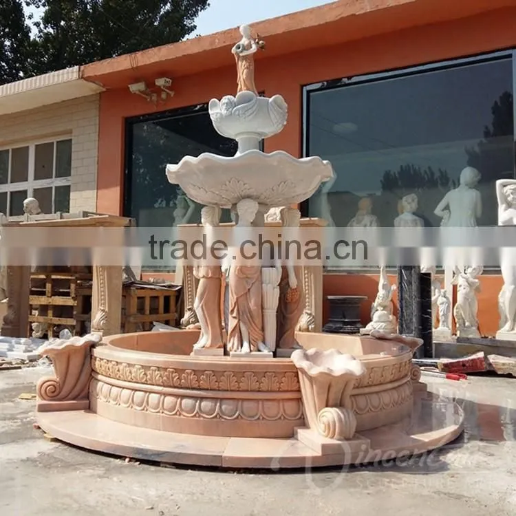 China factory supply stone garden product marble italian garden fountain for sale