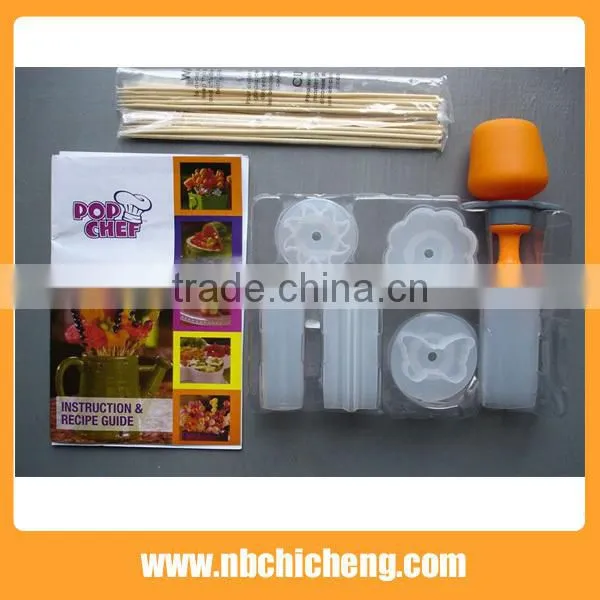 Fruit and Vegetable POP and Chef /Push pop & eat/Top Chef Fruit Salad Decoration